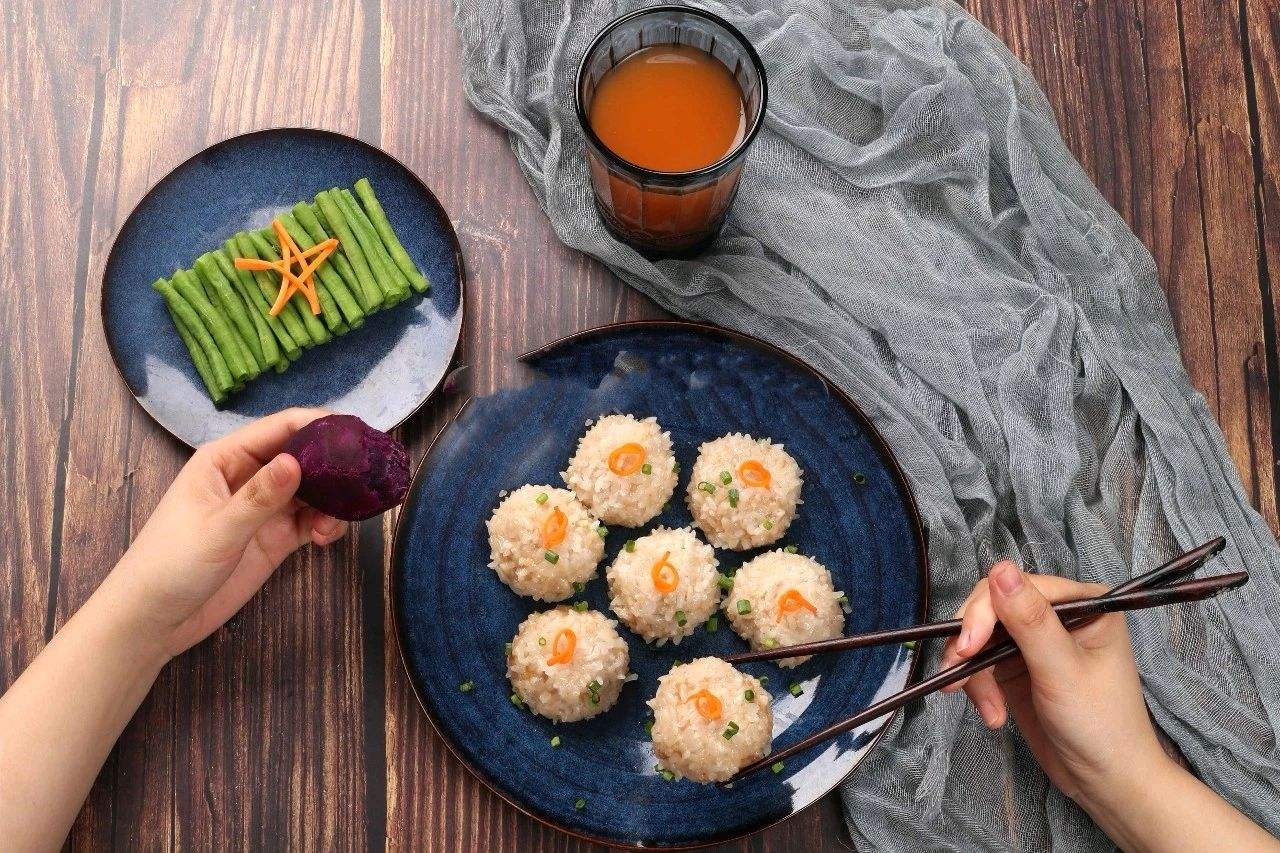 智能蒸烤一體集成灶|蒸出來的丸子，好吃到飛~