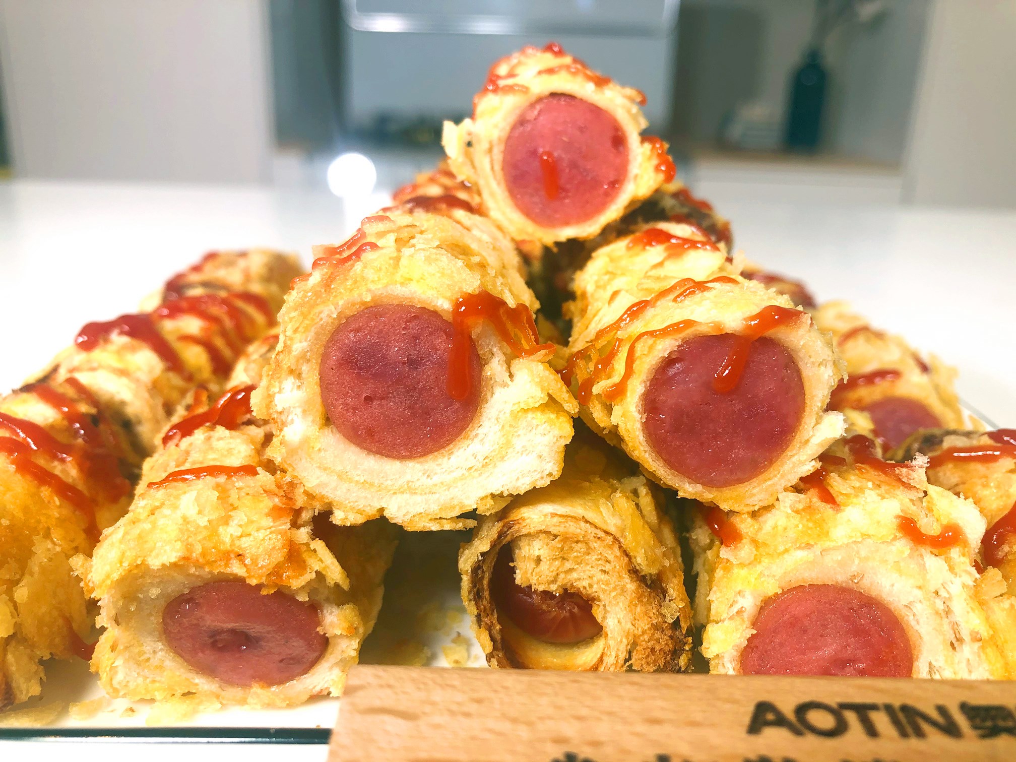 奧田蒸烤一體集成灶美食烹飪教程：香脆吐司卷，一秒學(xué)會(huì)，一口一個(gè)超滿足~