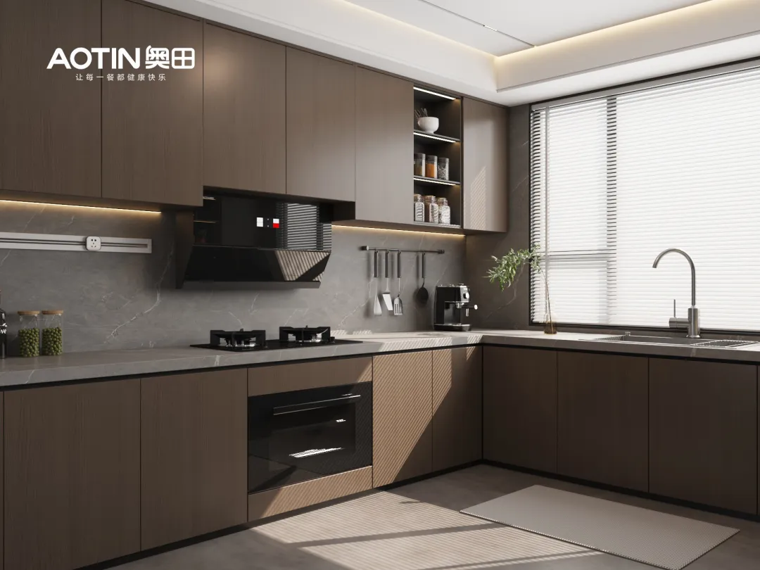 廚房基礎(chǔ)，廚電就不基礎(chǔ)！奧田一站式智能廚電，讓極簡(jiǎn)廚房秒變“全能區(qū)”